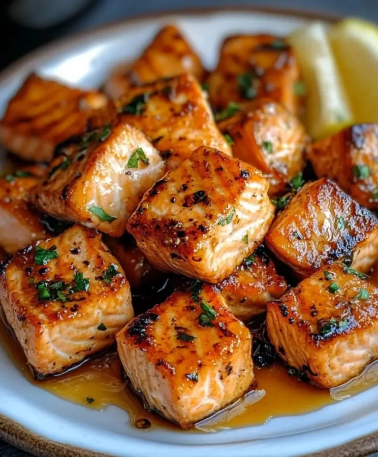 Air-Fryer-Salmon-Bites-with-Hot-Honey