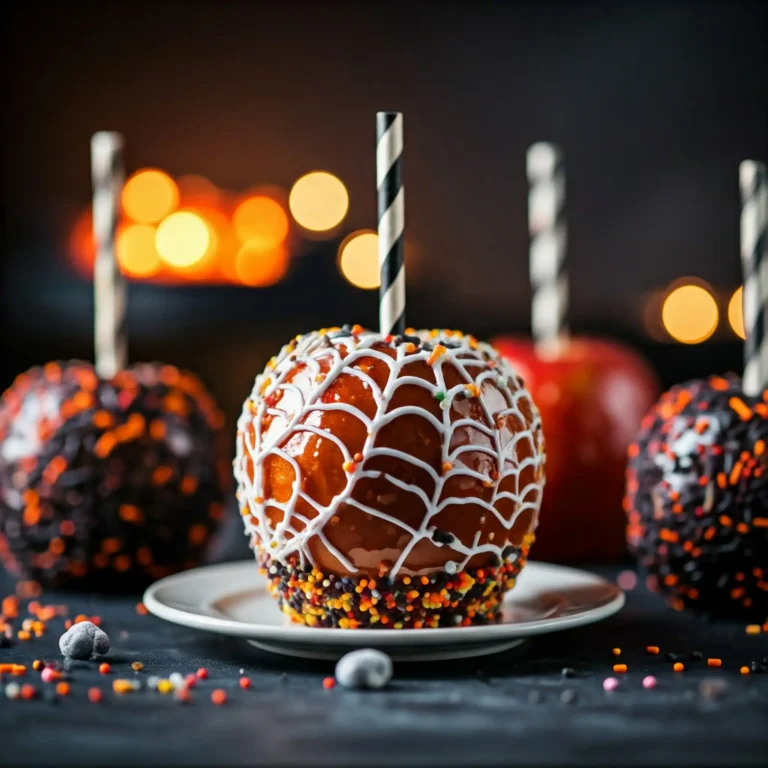 Candied Apples for Halloween