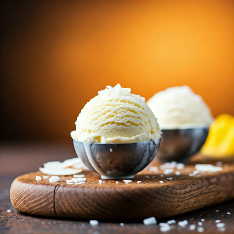 Coconut Mango Ice Cream: A Tropical Delight You Can Make at Home