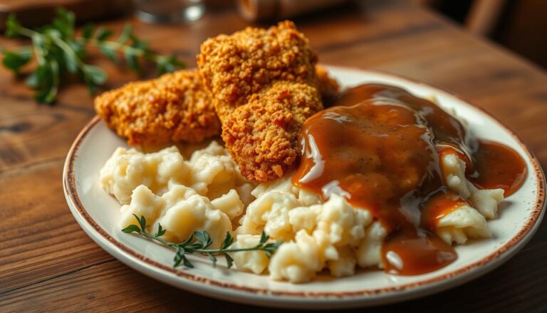 Fried Chicken, Mashed Potatoes & Gravy